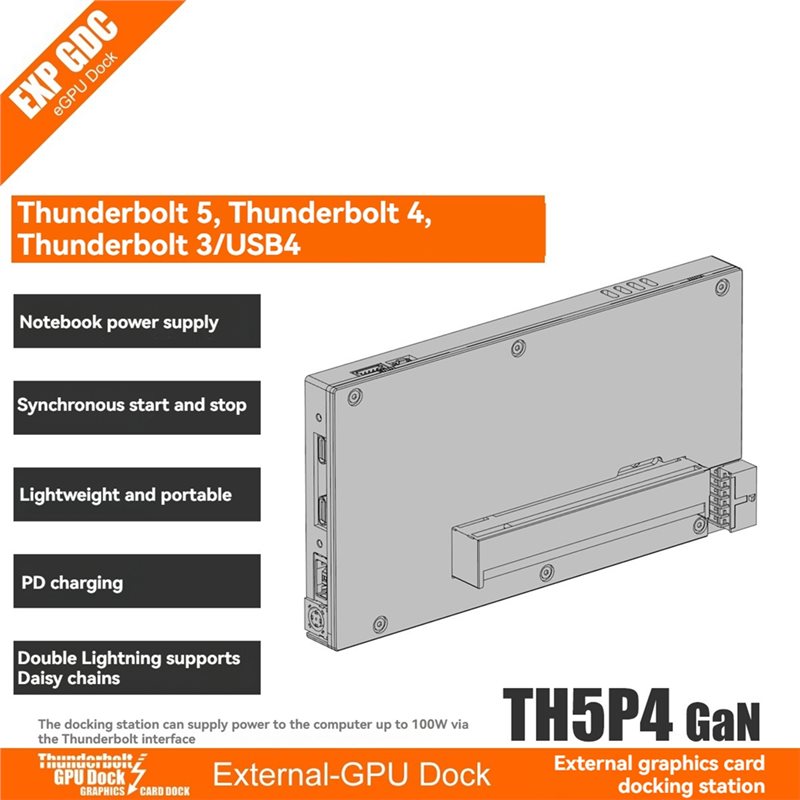 قاعدة X64A-EGPU لتركيب بطاقة ا - مراجعة Gpu External Dock Egpu Thunderbolt 4 وسعره