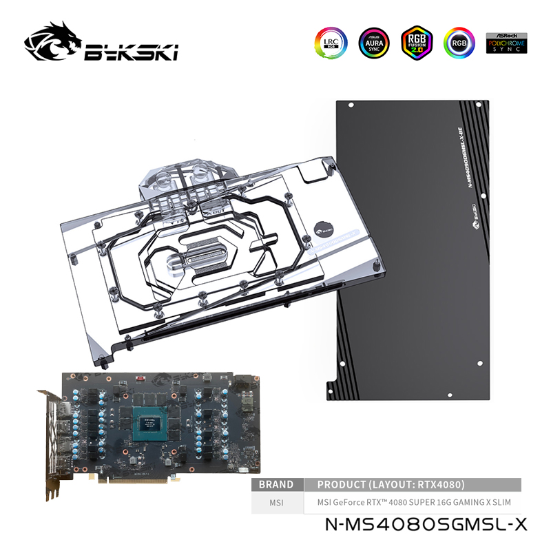 Bykski Water Block لـ MSI Gefo - مراجعة Rtx 4080 Water Cooling Block وسعره